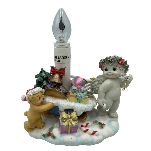 VTG Dreamsicles Spirit Of Giving Christmas Light-Up Figurine Collectible HTF - Picture 6 of 16